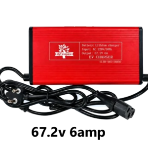 EV CHARGER 67.2V 6A Metal Body Lithium Charger