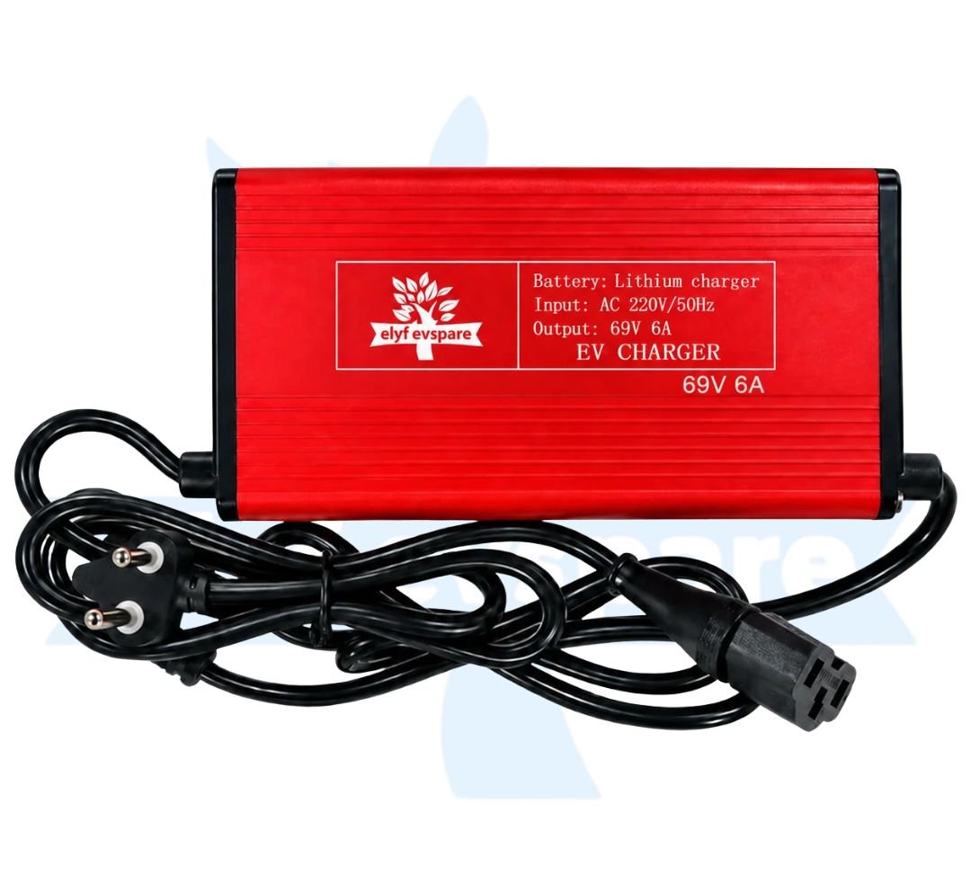 EV CHARGER 69.4V 6A Metal Body Lithium Charger