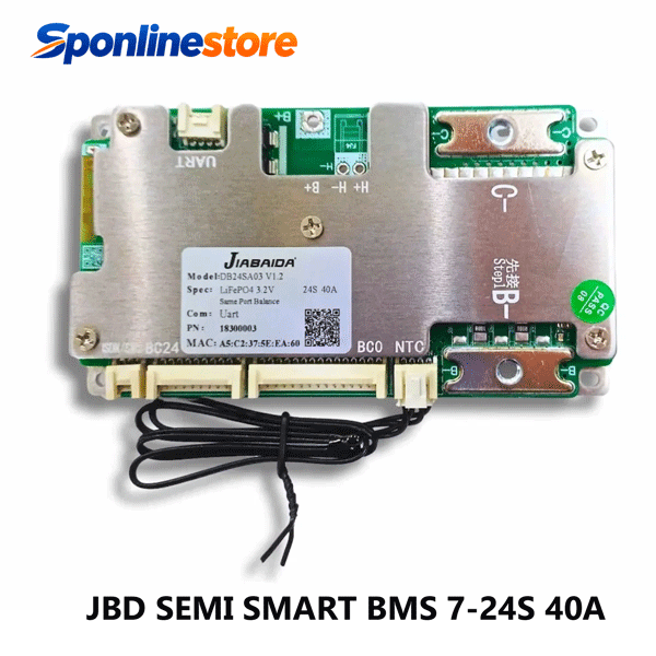 JBD SEMI SMART BMS 7-24S 40A