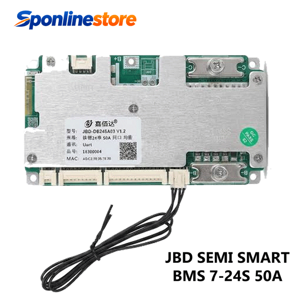 JBD SEMI SMART BMS 7-24S 50A